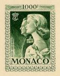 Monaco_1959_Yvert_PA72b-Scott_C55_unadopted_1000f_Grace_et_Rainier_III_maigre_green_b_AP_detail