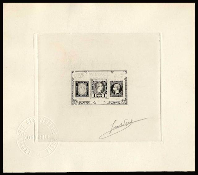 Monaco_1960_Yvert_525a-Scott_461_unadopted_Timbre_monegasque_3eme_etat_black_b_AP