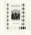 Monaco_1972_Yvert_BF7a-Scott_864_unadopted_Dolceaqua_Red_Cross_1er_etat_black_b_AP