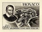 Monaco_1976_Yvert_1067a-Scott_1038_unadopted_St_Vincent-de-Paul_black_b_AP_detail