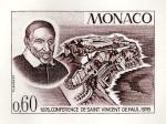 Monaco_1976_Yvert_1067a-Scott_1038_unadopted_St_Vincent-de-Paul_sepia_ATP_detail