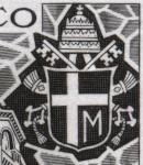 Monaco_1982_Yvert_1331a-Scott_1338_unadopted_Archdiocese_etat_black_a_AP_detail_b