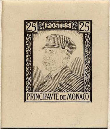 Monaco_1922_Yvert_54-Scott_40_1er_etat_black