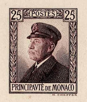 Monaco_1922_Yvert_54-Scott_40_sepia_LARGE_DIE_detail