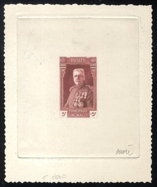 Monaco_1937_Yvert_139-Scott_B23_2eme_etat_brown-red_ad