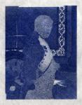 Monaco_1969_Yvert_PA94b-Scott_C76_unissued_in_TD_Napoleon_horizontal_die_with_frame_negative_blue_aa_AP_detail