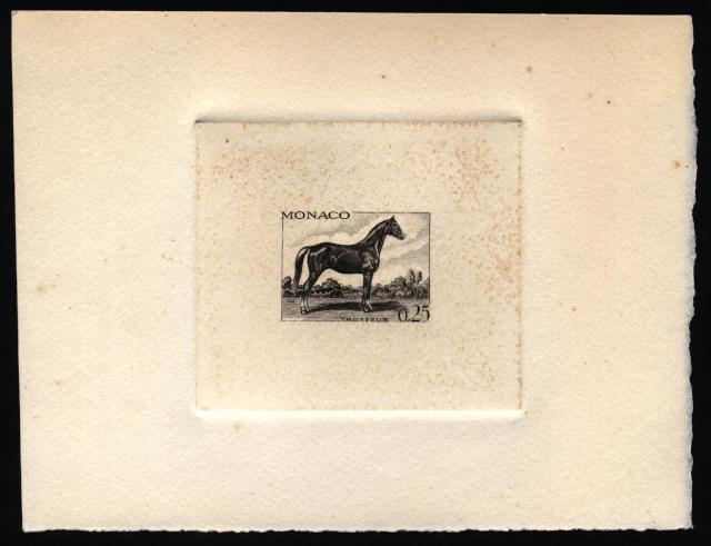 Monaco_1970_Yvert_835a-Scott_785_unadopted_25c_cheval_trotteur_etat_black_aa_AP