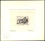 Monaco_1970_Yvert_837a-Scott_787_unadopted_1f30_cheval_arabe_1er_etat_black_a_AP