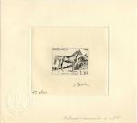 Monaco_1970_Yvert_837a-Scott_787_unadopted_1f30_cheval_arabe_1er_etat_black_b_AP