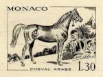 Monaco_1970_Yvert_837a-Scott_787_unadopted_1f30_cheval_arabe_1er_etat_black_b_AP_detail_a