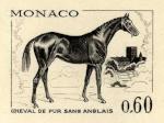 Monaco_1970_Yvert_836a-Scott_786_unadopted_60c_cheval_pur_sang_anglais_1er_etat_black_b_AP_detail_a