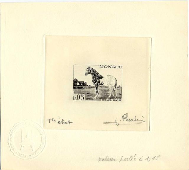 Monaco_1970_Yvert_838a-Scott_788_unadopted_5c_cheval_barbe_1er_etat_black_b_AP