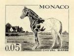 Monaco_1970_Yvert_838a-Scott_788_unadopted_5c_cheval_barbe_1er_etat_black_b_AP_detail_a