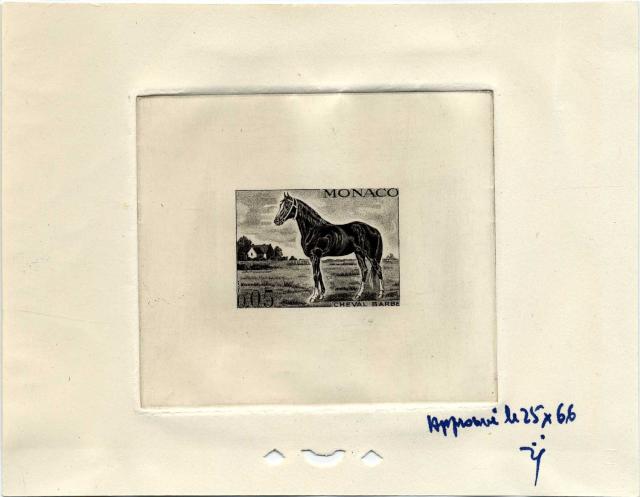 Monaco_1970_Yvert_838a-Scott_788_unadopted_5c_cheval_barbe_black_ATP