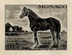 Monaco_1970_Yvert_838a-Scott_788_unadopted_5c_cheval_barbe_black_ATP_detail_a