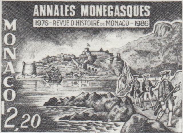 Monaco_1986_Yvert_1531a-Scott_1529_unadopted_Anneles_Monegasques_black_ab_AP_detail