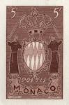 Monaco_1954_Yvert_411a-Scott_318_unissued_in_TD_armoirie_brown-red_aa_AP_detail