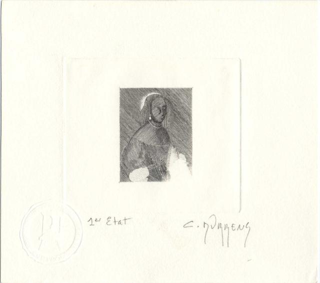 Monaco_1970_Yvert_846a-Scott_775_unadopted_Charlotte_de_Grammont_1er_etat_negative_black_b_AP