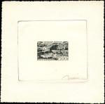 France_1949_Yvert_PA27a-Scott_C26a_unadopted_Marseille_500f_black_o_AP