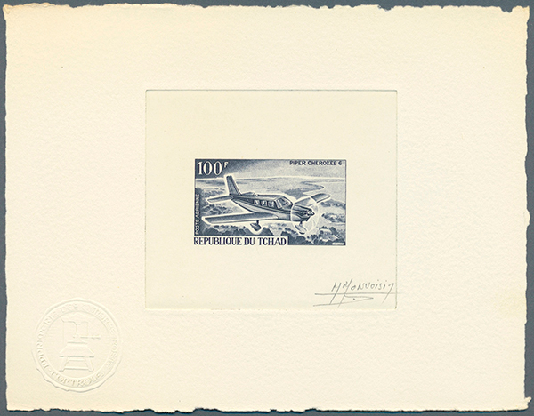 Chad_1967_Yvert_PA40-Scott_C36_dark-grey_gb