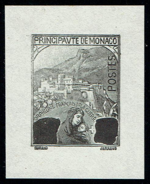 Monaco_1919_Yvert_27-Scott_B2_etat_black_typo_b