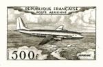 France_1953_Yvert_PA32a-Scott_C31a_unadopted_500f_Armagnac_sepia_ca_AP_detail