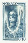 Monaco_1962_Yvert_592a-Scott_522_unadopted_F_Galeazzi_tower_etat_blue_ab_AP_detail