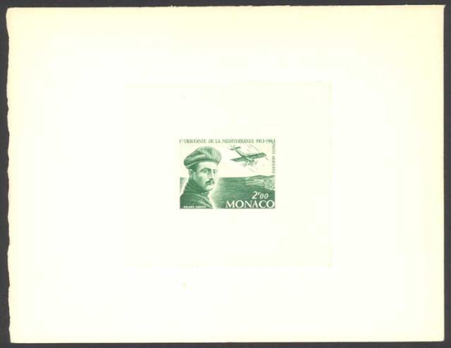 Monaco_1963_Yvert_PA81a-Scott_C63_unadopted_F_Roland_Garros_etat_green_c_AP