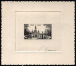 Monaco_1958_Yvert_PA69a-Scott_C51_unadopted_Lourdes_black_aa_AP