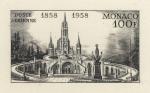 Monaco_1958_Yvert_PA69a-Scott_C51_unadopted_Lourdes_black_b_AP_detail