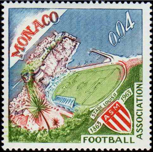 Monaco_1963_Yvert_623A-Scott_556_Louis_II_Stadium_unissued_without_overprint_a_US
