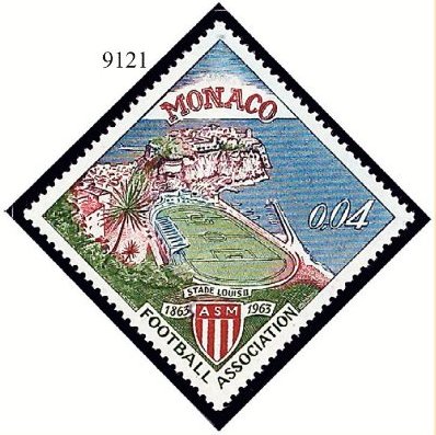 Monaco_1963_Yvert_623A-Scott_556_Louis_II_Stadium_unissued_without_overprint_f_US