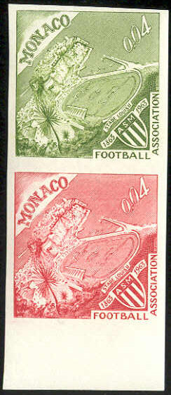 Monaco_1963_Yvert_623A-Scott_556_Louis_II_Stadium_unissued_without_overprint_pair_a_ESS