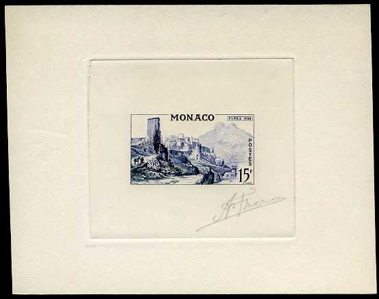 Monaco_1956_Yvert_448a-Scott_358_unadopted_Monaco_Palace_blue-violet_AP