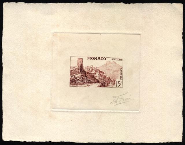 Monaco_1956_Yvert_448a-Scott_358_unadopted_Monaco_Palace_brown_a_AP
