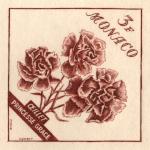 Monaco_1959_Yvert_515a-Scott_439_unadopted_3f_Princesse_Grace_Carnation_brown-red_aa_AP_detail