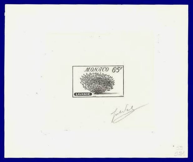 Monaco_1959_Yvert_521a-Scott_445_unadopted_65f_Lavande_black_db_AP