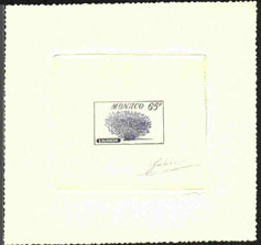 Monaco_1959_Yvert_521a-Scott_445_unadopted_65f_Lavande_dark-violet_b_AP