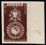 Algeria_1952_Yvert_296a-Scott_B65_unadopted_20f_+_5f_Medaille_militaire_n_ESS