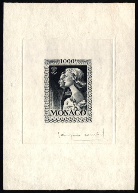 Monaco_1959_Yvert_PA72b-Scott_C55_unadopted_1000f_Grace_et_Rainier_III_maigre_black_f_AP