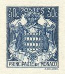Monaco_1943_Yvert_250-Scott_150A_blue_ab_detail