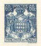 Monaco_1943_Yvert_253-Scott_153A_blue_ab_detail