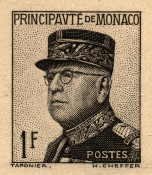 Monaco_1938_Yvert_163-Scott_155_black_ca_detail