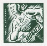 Monaco_1953_Yvert_PA51-Scott_C36_dark-green_detail