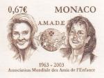 Monaco_2002_Yvert_2379a-Scott_2277_unadopted_taille-douce_67c_Grace_and_Caroline_etat_brown_bb_AP_detail