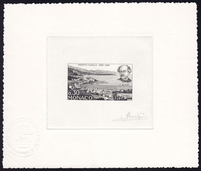 Monaco_1966_Yvert_692a-Scott_633_unadopted_la_Condamine_Blanc_sepia_bb_AP