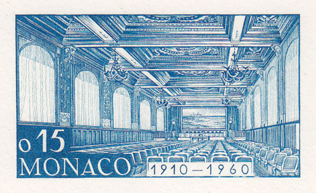 Monaco_1960_Yvert_528a-Scott_450_unadopted_Oceanographic_Museum_blue_ab_AP_detail