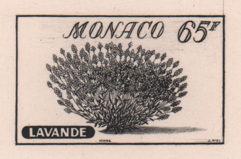 Monaco_1959_Yvert_521a-Scott_445_unadopted_65f_Lavande_black_da_AP_detail