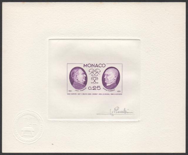 Monaco_1976_Yvert_1045a-Scott_1011_unadopted_Jean_and_Jerome_Tharaud_lilac_da_AP