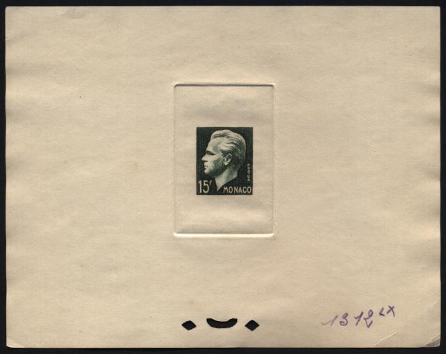 Monaco_1950_Yvert_348a-Scott_278_unadopted_thick_engraving_Rainier_III_green_1312_Lx_CP